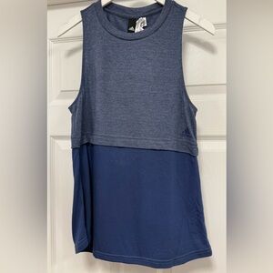 NWTA Adidas Womens Blue Sleeveless Top Small